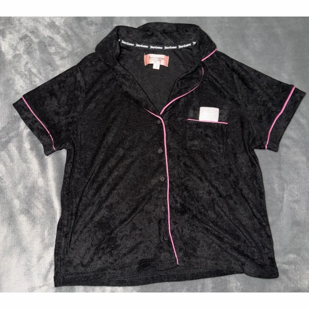 🖤🩷 Juicy Couture Terry Cloth Pajama Set